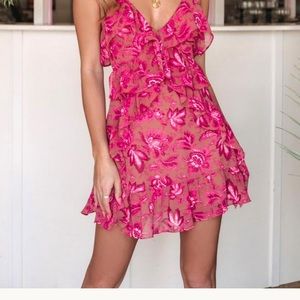 Sundae Muse flowy mini dress
